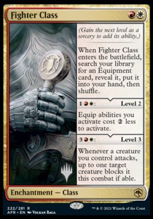 Fighter Class (Promo Pack) [Dungeons & Dragons: Adventures in the Forgotten Realms Promos] - Evolution TCG