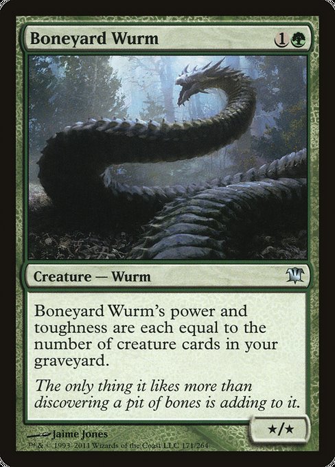 Boneyard Wurm [Innistrad] - Evolution TCG