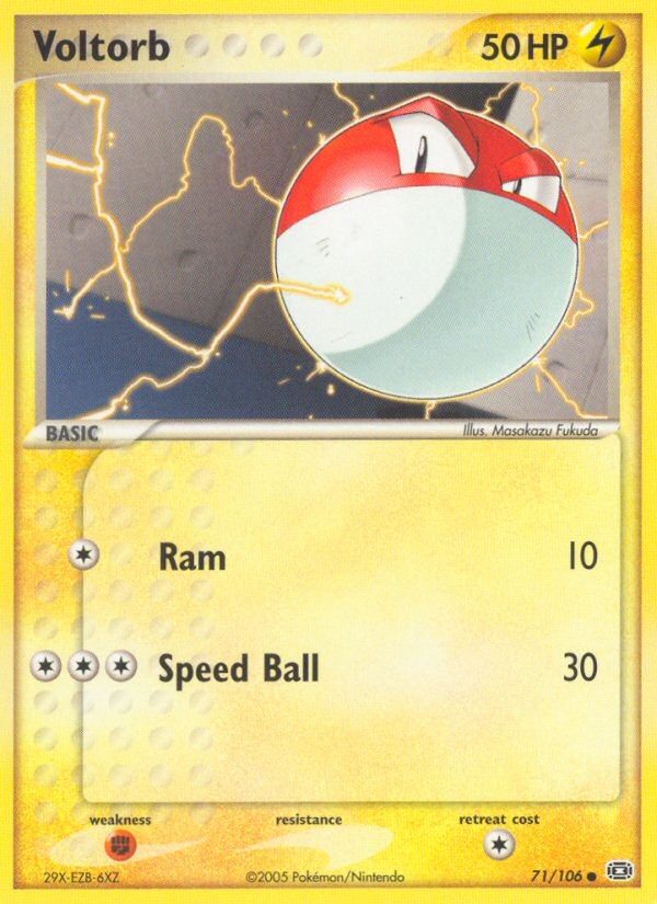 Voltorb (71/106) [EX: Emerald] - Evolution TCG