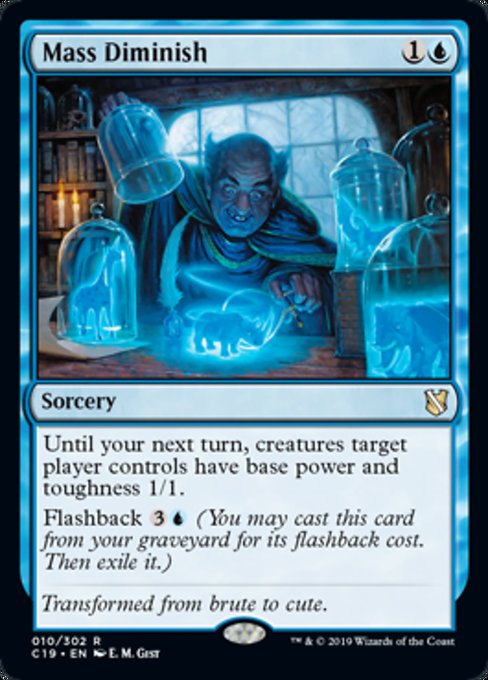 Mass Diminish [Commander 2019] - Evolution TCG