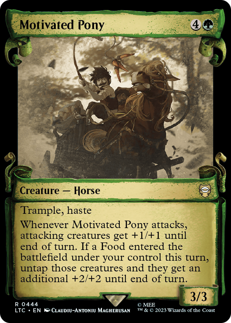 Motivated Pony [The Lord of the Rings: Tales of Middle-Earth Commander Showcase Scrolls] - Evolution TCG