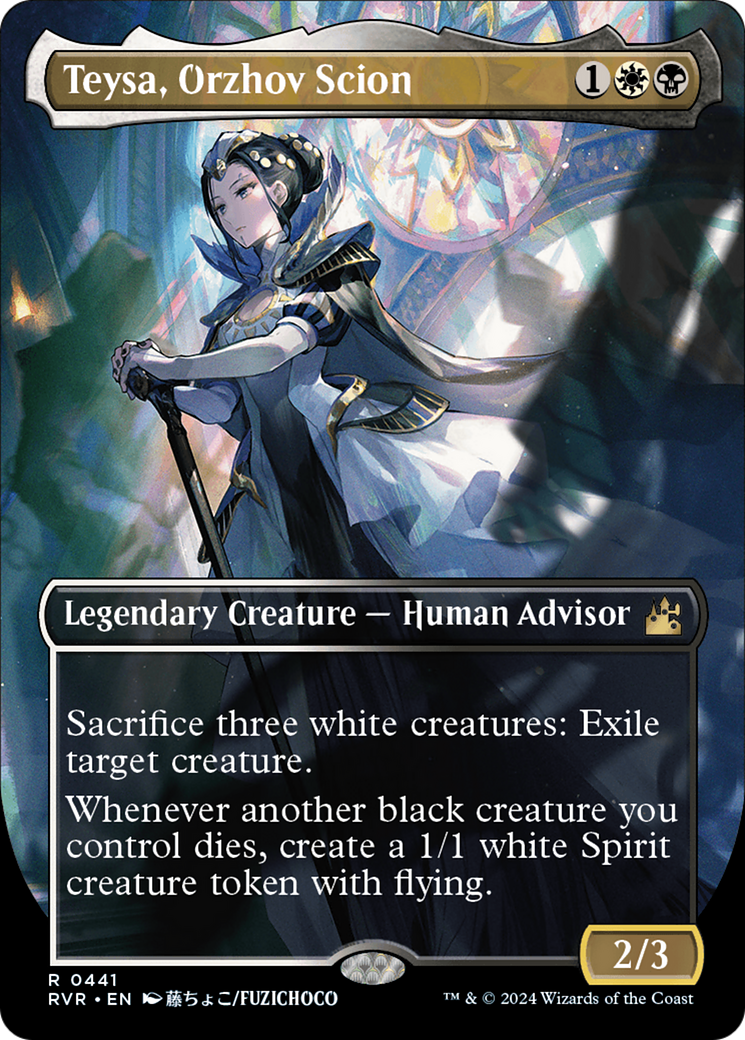 Teysa, Orzhov Scion (Anime Borderless) [Ravnica Remastered] - Evolution TCG