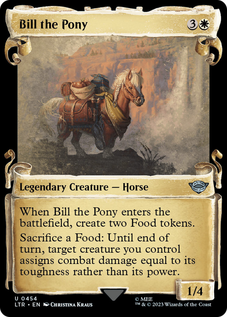 Bill the Pony [The Lord of the Rings: Tales of Middle-Earth Showcase Scrolls] - Evolution TCG