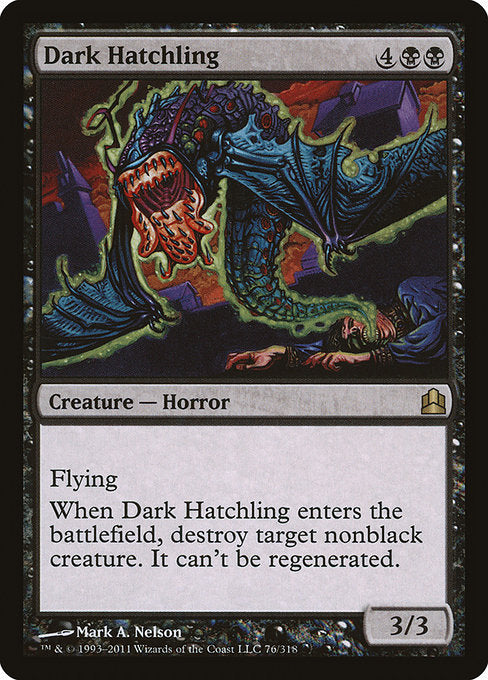 Dark Hatchling [Commander 2011] - Evolution TCG