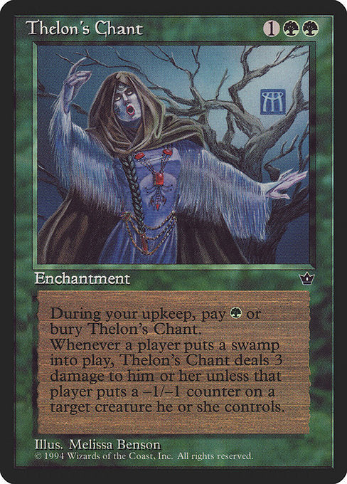 Thelon's Chant [Fallen Empires] - Evolution TCG