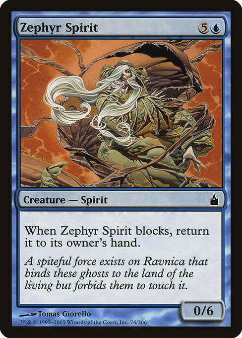 Zephyr Spirit [Ravnica: City of Guilds] - Evolution TCG