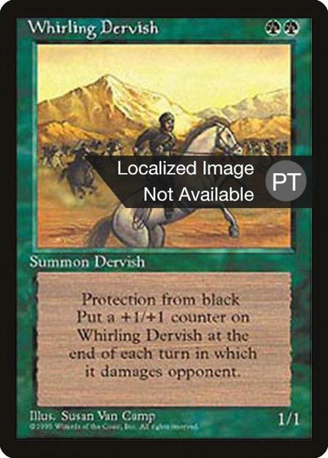 Whirling Dervish [Fourth Edition (Foreign Black Border)] - Evolution TCG