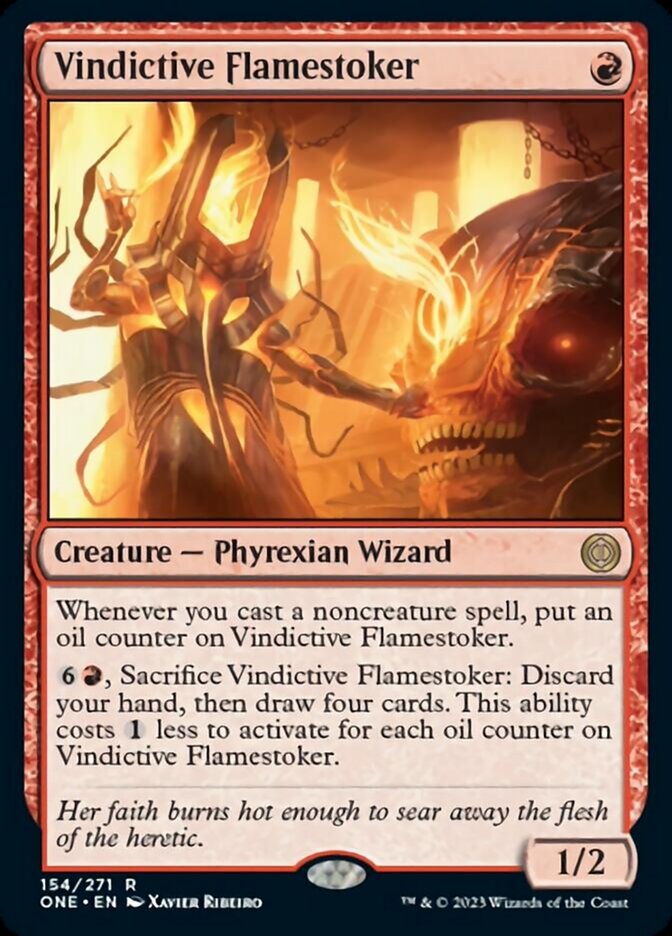 Vindictive Flamestoker [Phyrexia: All Will Be One] - Evolution TCG