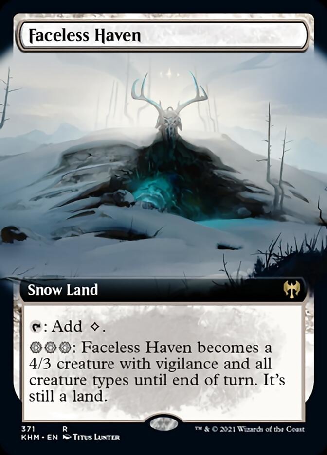 Faceless Haven (Extended Art) [Kaldheim] - Evolution TCG