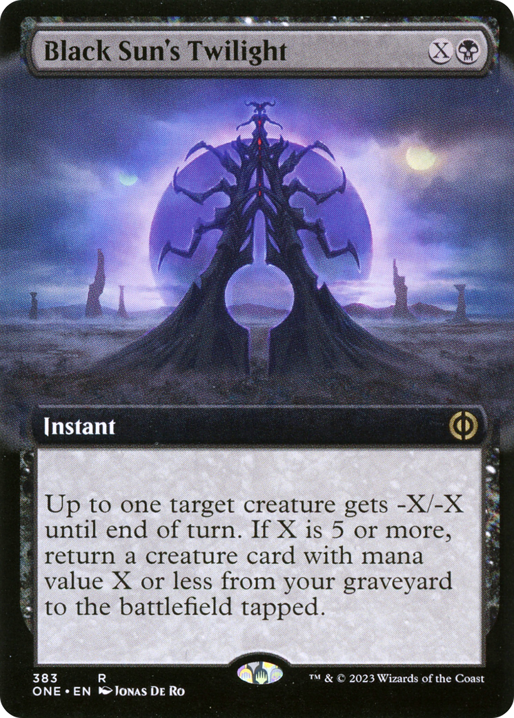 Black Sun's Twilight (Extended Art) [Phyrexia: All Will Be One] - Evolution TCG