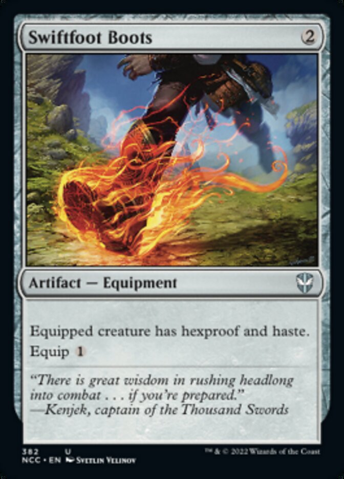 Swiftfoot Boots [Streets of New Capenna Commander] - Evolution TCG