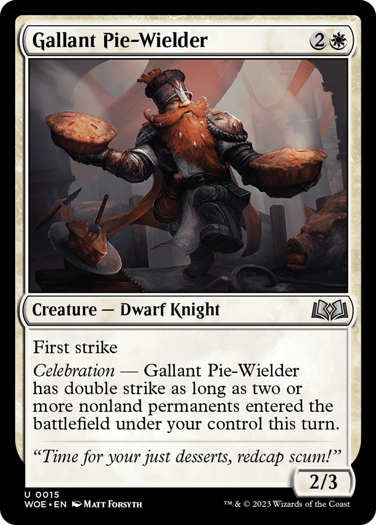 Gallant Pie-Wielder [Wilds of Eldraine] - Evolution TCG