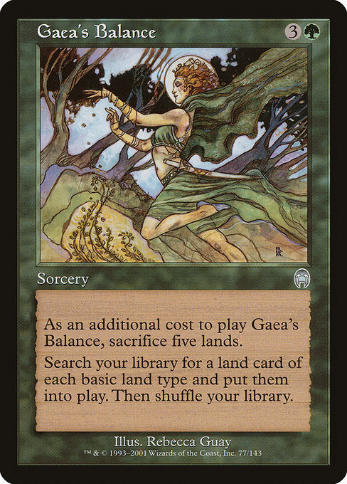 Gaea's Balance [Apocalypse] - Evolution TCG