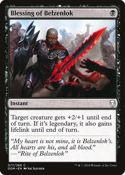 Blessing of Belzenlok [Dominaria] - Evolution TCG