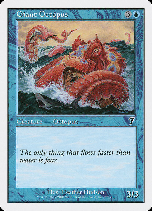 Giant Octopus [Seventh Edition] - Evolution TCG