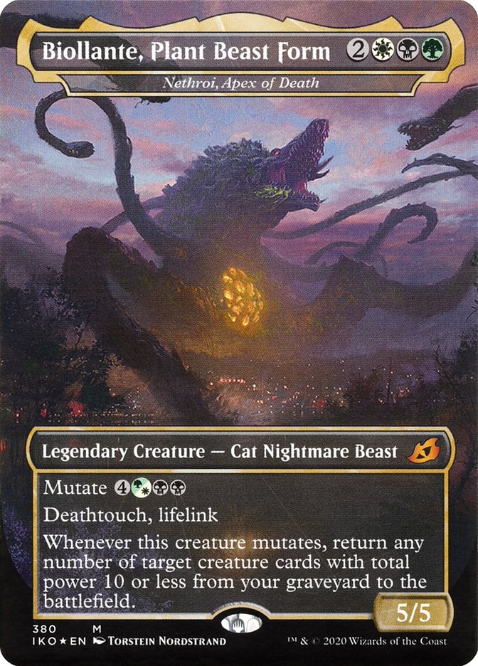 Nethroi, Apex of Death - Biollante, Plant Beast Form (Godzilla Series) [Ikoria: Lair of Behemoths] - Evolution TCG