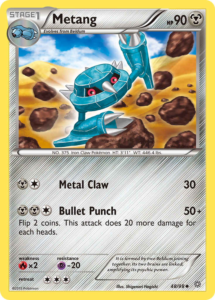 Metang (48/98) [XY: Ancient Origins] - Evolution TCG