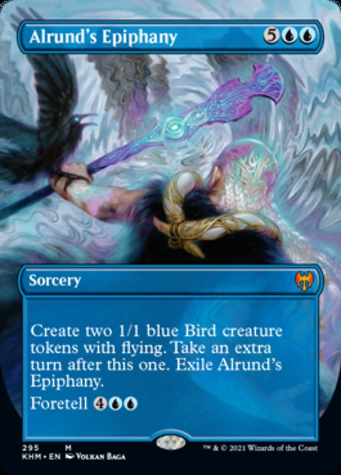 Alrund's Epiphany (Borderless Alternate Art) [Kaldheim] - Evolution TCG