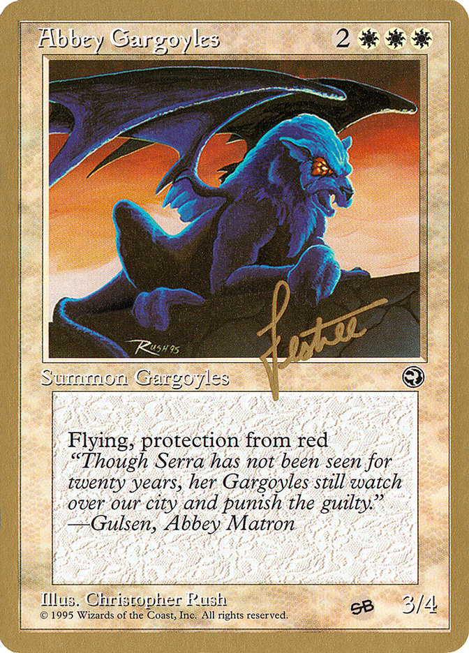 Abbey Gargoyles (Bertrand Lestree) (SB) [Pro Tour Collector Set] - Evolution TCG