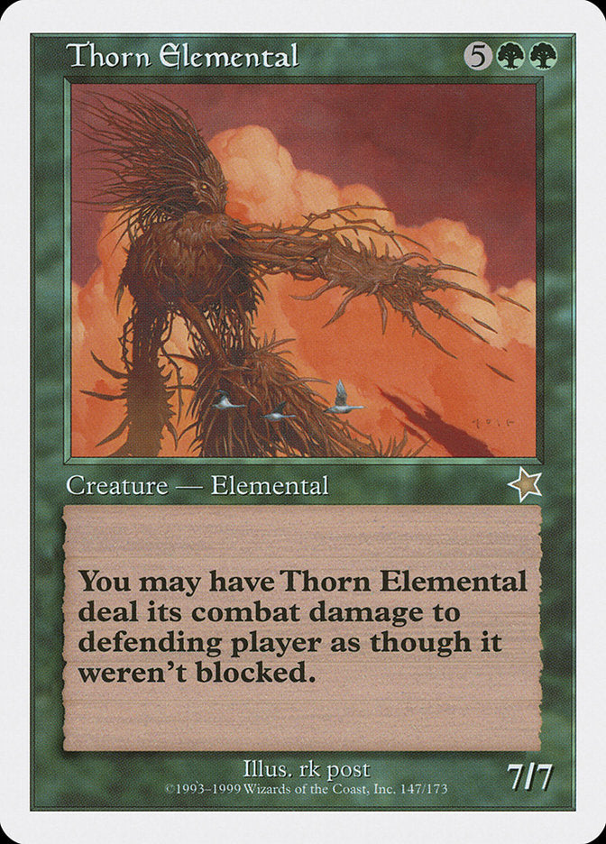 Thorn Elemental [Starter 1999] - Evolution TCG