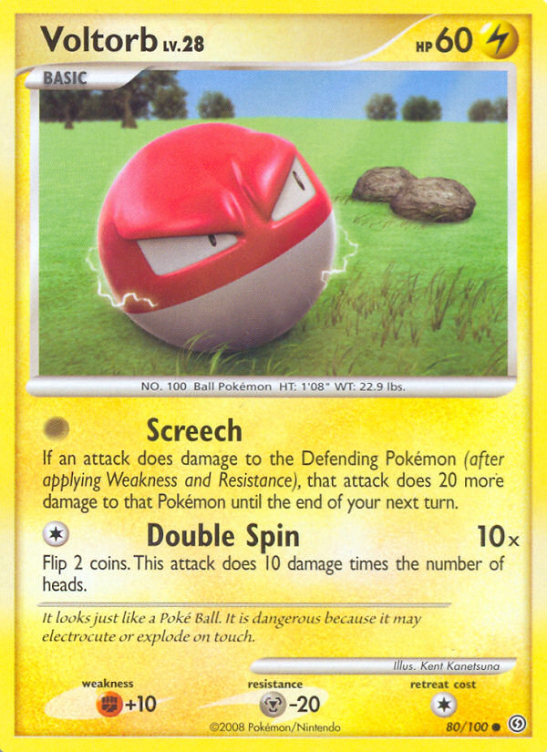 Voltorb (80/100) [Diamond & Pearl: Stormfront] - Evolution TCG