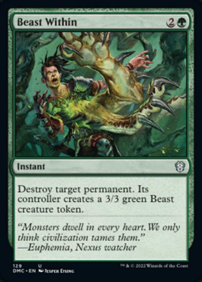 Beast Within [Dominaria United Commander] - Evolution TCG