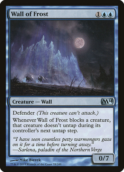 Wall of Frost [Magic 2014] - Evolution TCG