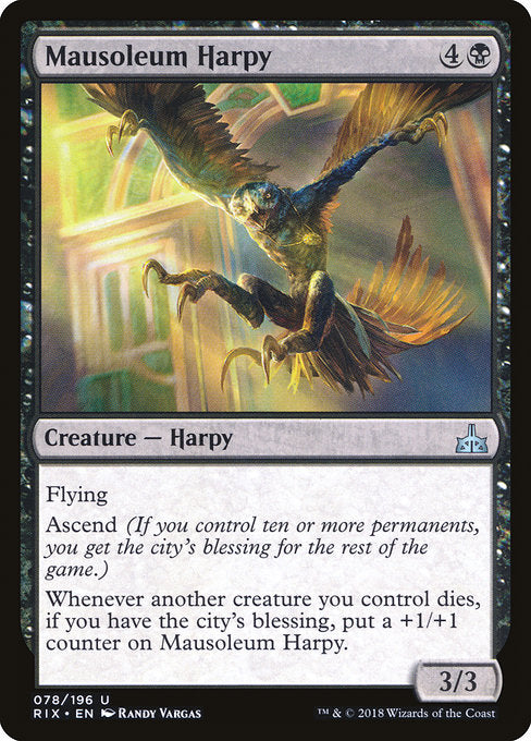 Mausoleum Harpy [Rivals of Ixalan] - Evolution TCG