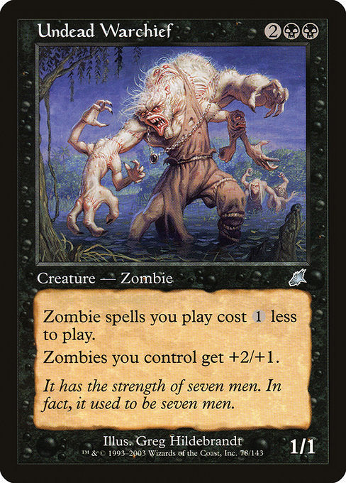 Undead Warchief [Scourge] - Evolution TCG