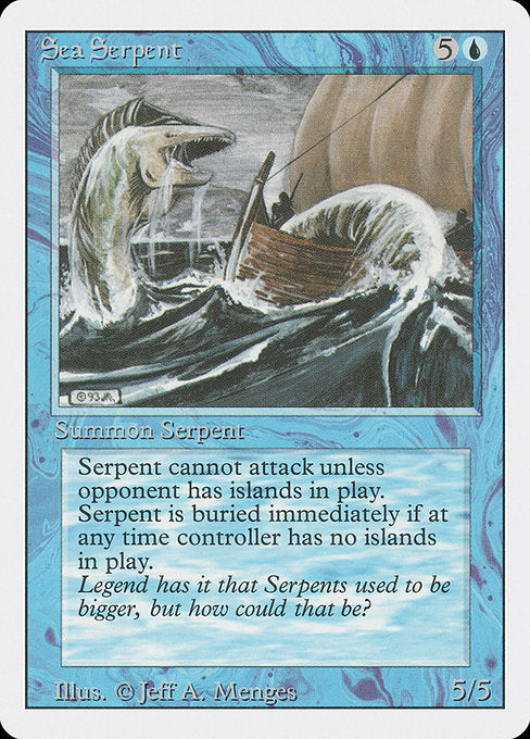 Sea Serpent [Revised Edition] - Evolution TCG