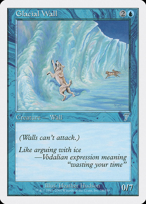 Glacial Wall [Seventh Edition] - Evolution TCG