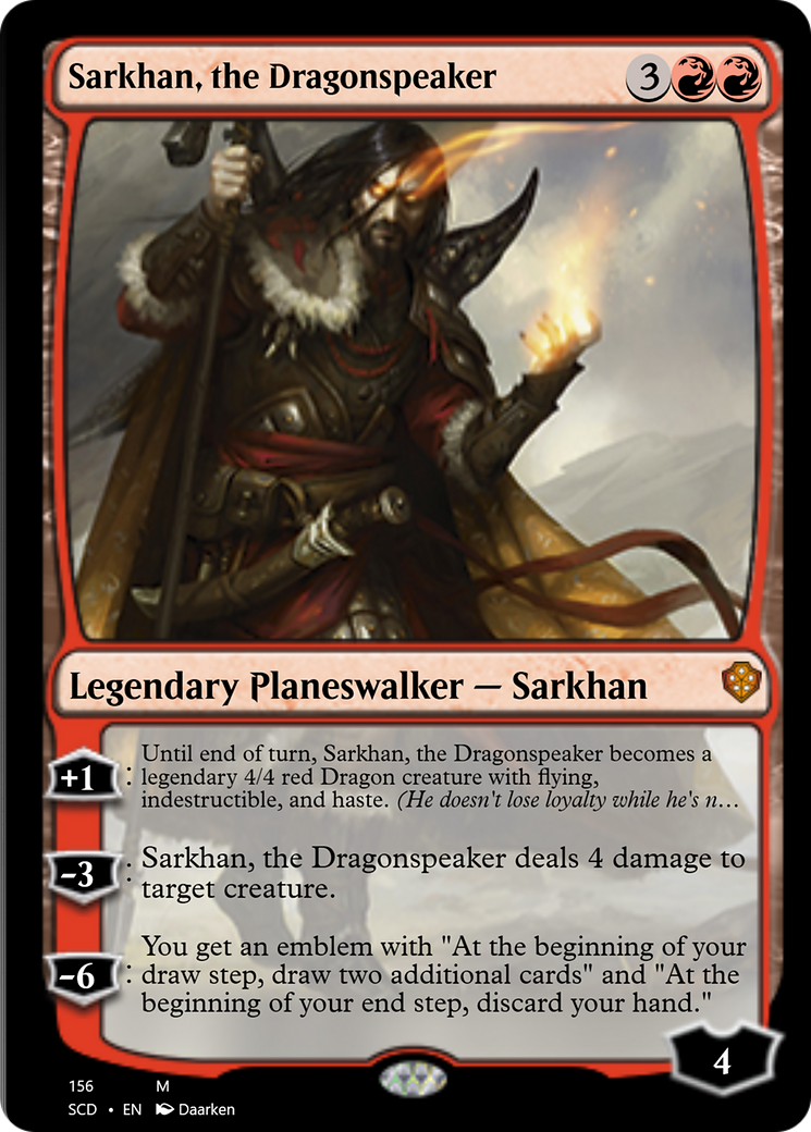 Sarkhan, the Dragonspeaker [Starter Commander Decks] - Evolution TCG