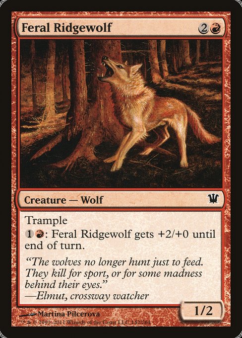 Feral Ridgewolf [Innistrad] - Evolution TCG