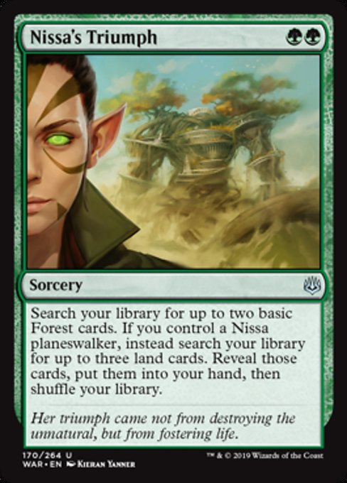 Nissa's Triumph [War of the Spark] - Evolution TCG