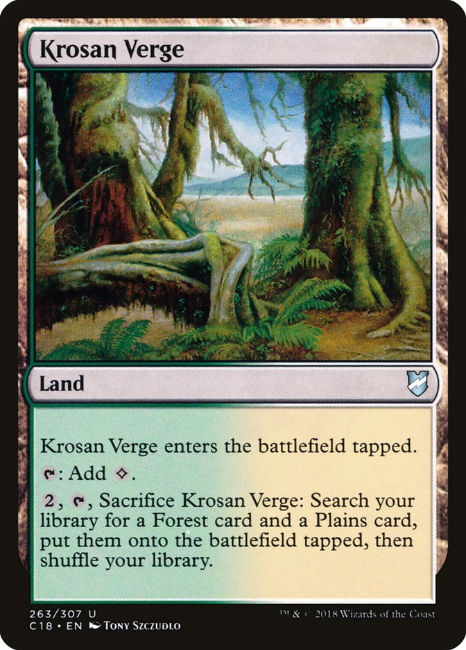 Krosan Verge [Commander 2018] - Evolution TCG | Evolution TCG