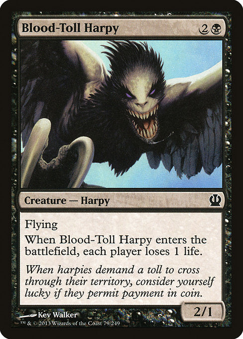 Blood-Toll Harpy [Theros] - Evolution TCG