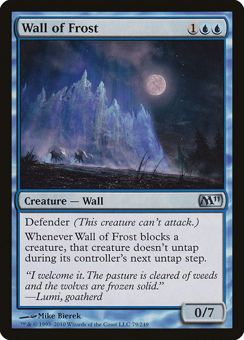 Wall of Frost [Magic 2011] - Evolution TCG