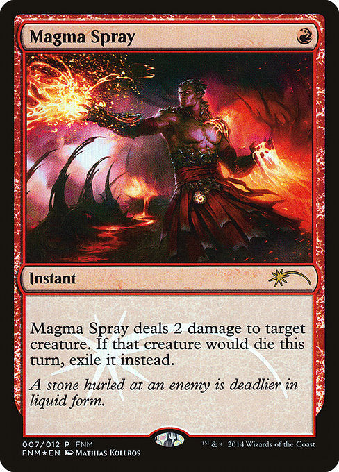 Magma Spray [Friday Night Magic 2014] - Evolution TCG