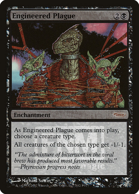 Engineered Plague [Friday Night Magic 2007] - Evolution TCG