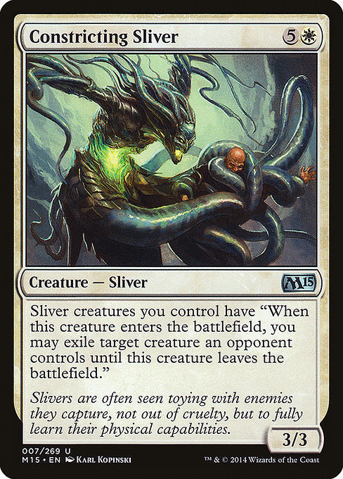 Constricting Sliver [Magic 2015] - Evolution TCG