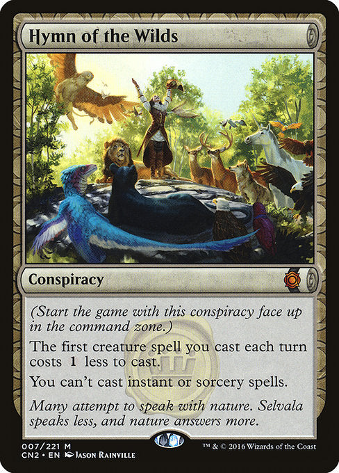 Hymn of the Wilds [Conspiracy: Take the Crown] - Evolution TCG