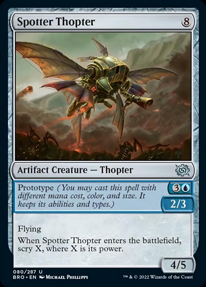 Spotter Thopter [The Brothers' War] - Evolution TCG