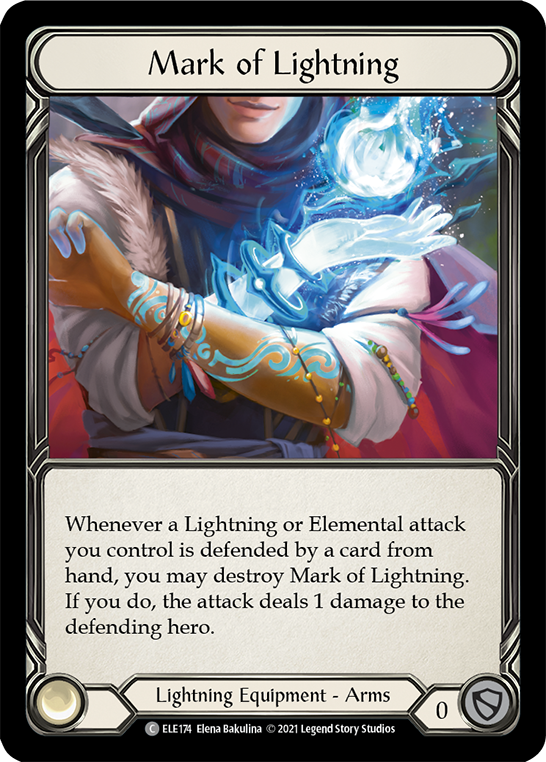 Mark of Lightning [ELE174] (Tales of Aria)  1st Edition Normal - Evolution TCG