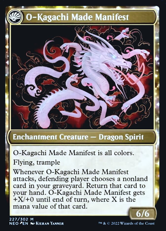 The Kami War // O-Kagachi Made Manifest [Kamigawa: Neon Dynasty Prerelease Promos] - Evolution TCG