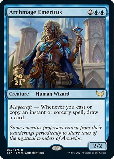 Archmage Emeritus [Strixhaven: School of Mages Prerelease Promos] - Evolution TCG