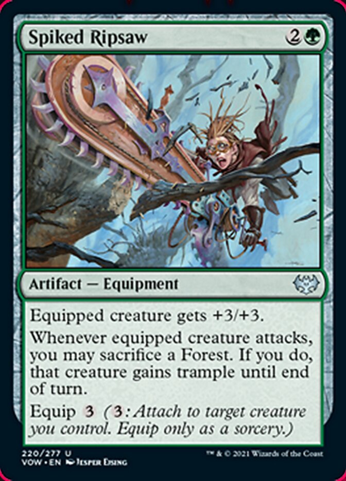 Spiked Ripsaw [Innistrad: Crimson Vow] - Evolution TCG