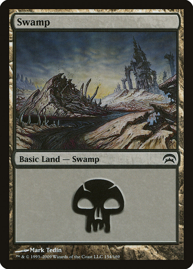 Swamp (154) [Planechase] - Evolution TCG