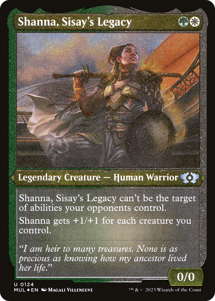 Shanna, Sisay's Legacy (Foil Etched) [Multiverse Legends] - Evolution TCG