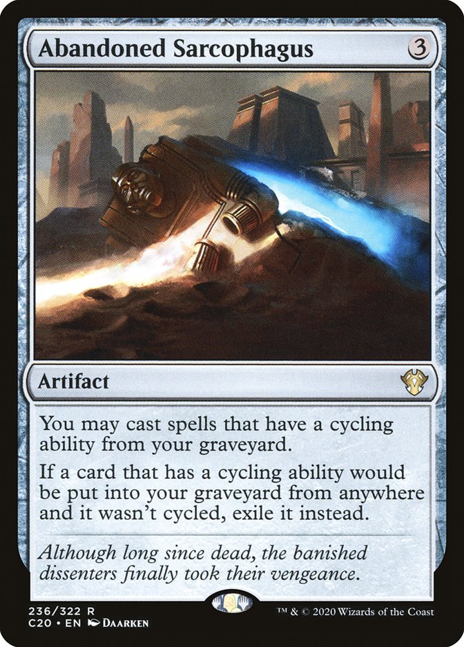 Abandoned Sarcophagus [Commander 2020] - Evolution TCG