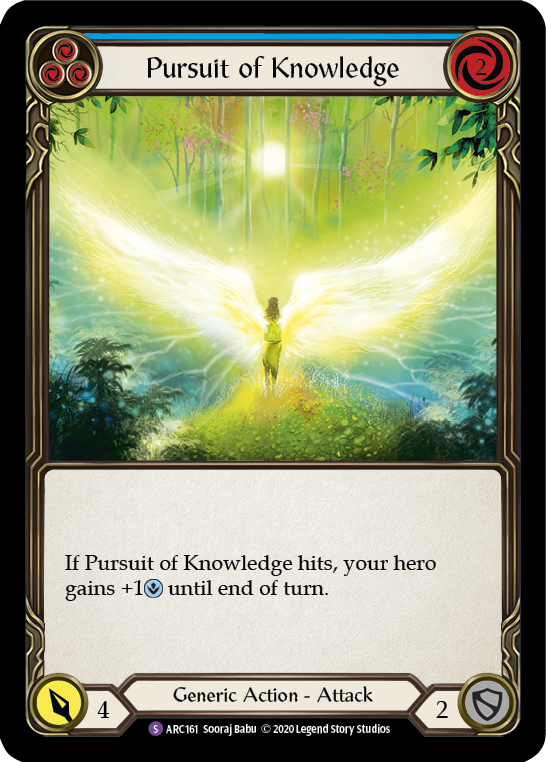 Pursuit of Knowledge [U-ARC161] (Arcane Rising Unlimited)  Unlimited Normal - Evolution TCG